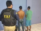 Pai e filho foram presos pela PRF