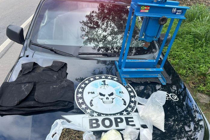 Bope cumpre mandado de prisão e apreende materiais ilícitos no Pilar