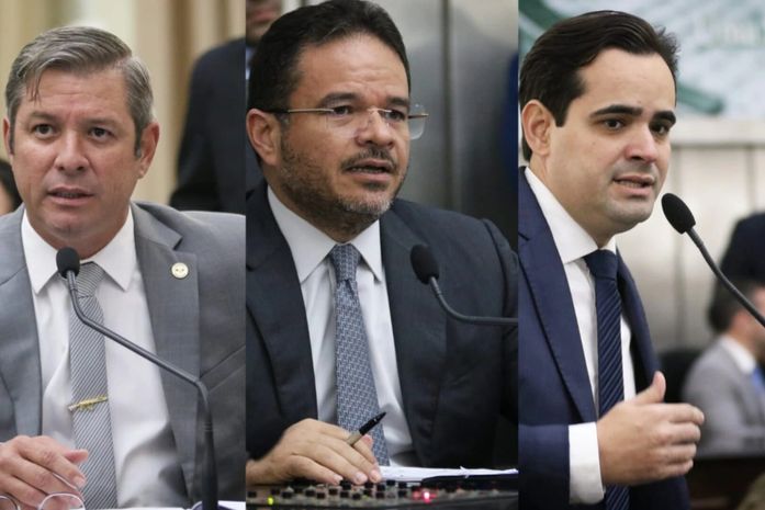 Deputados Cabo Bebeto, Marcelo Victor e Lelo Maia