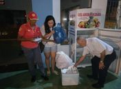 Alimentos foram levados para a Geladeira Solidária