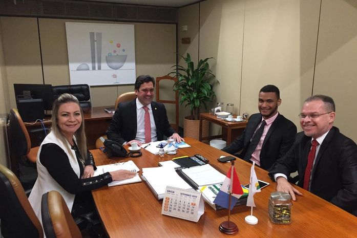 Em Brasília, Santana Mariano se reúne com Renan Calheiros, Marx Beltrão, Isnaldo Bulhões e Fernando Collor