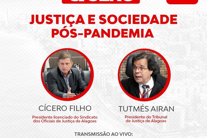 Live: presidente do TJ debate nesta terça reabertura do Judiciário