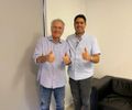 Vice-prefeito de Monteirópolis se reúne com senador Renan Calheiros