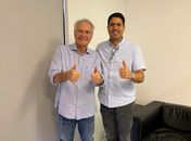 Vice-prefeito de Monteirópolis se reúne com senador Renan Calheiros