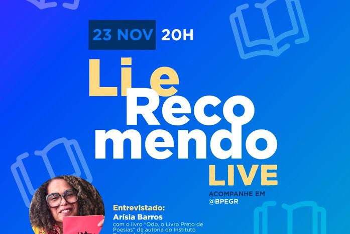 Tem Live  de  pré-lançamento de  Odo, o Livro Preto de Poesia, de autoria da juventude preta e periférica,das Alagoas de Palmares.Arruma um tempinho para assistir.Tá bom?