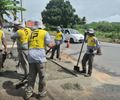 Prefeitura de Arapiraca intensifica operação tapa-buracos e serviços de recuperação viária