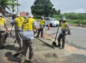 Prefeitura de Arapiraca intensifica operação tapa-buracos e serviços de recuperação viária