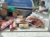 Vigilância Sanitária apreende 200 kg de alimentos fora da validade em supermercados e frigoríficos da capial