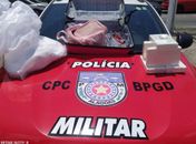 Droga foi apreendida com passageira de ônibus que seguia para São Paulo.