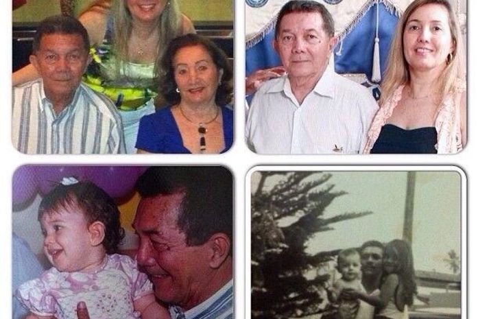 Ítalo, ex-jogador do CSA com a família