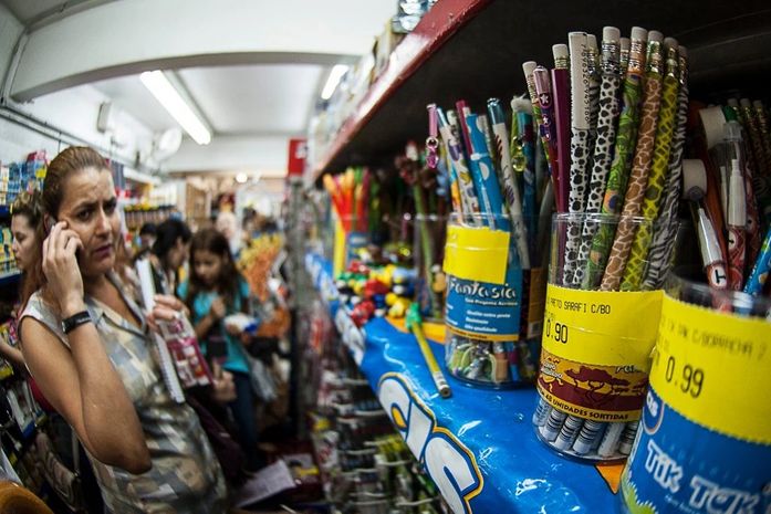 Compras de material escolar