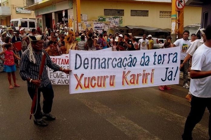 Índios Kariri Xucurus de Palmeira dos Indios pedem demarcação já de suas terras em Palmeira dos Indios