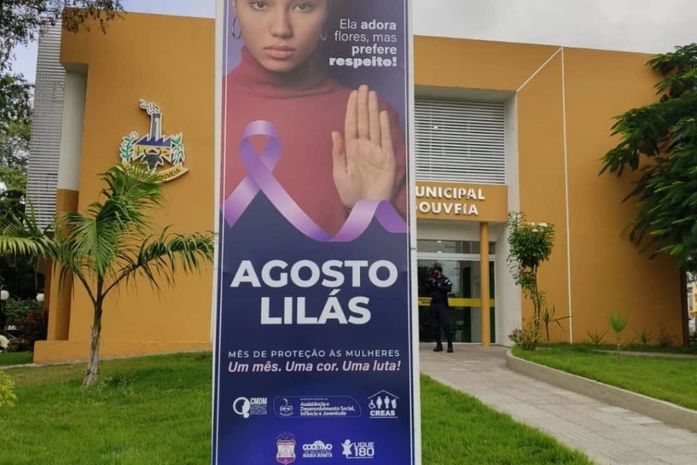 Campanha do Agosto Lilás toma conta das ruas de Delmiro Gouveia