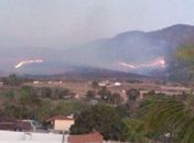 Incêndio na Mata dos Frios 