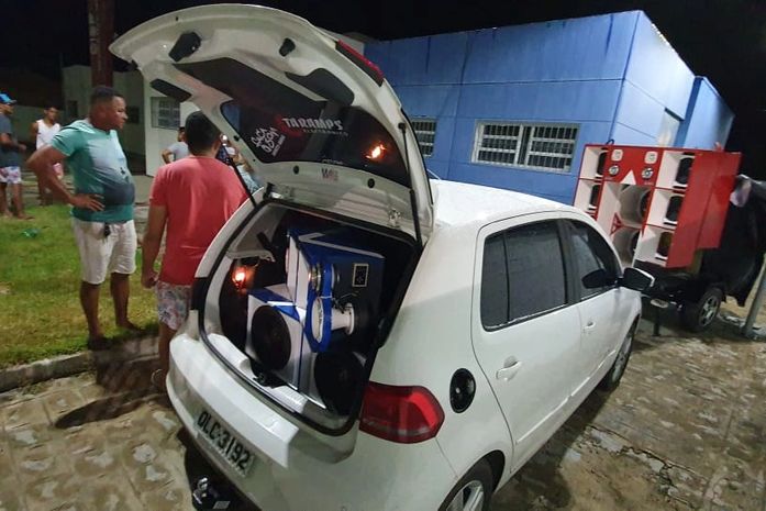 Aparelhos de som automotivo são apreendidos em operação do Ministério Público no Litoral Norte