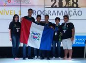 Alunos da Escola Araújo Lobo se destacam em Olimpíada Brasileira de Robótica, em João Pessoa
