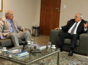 Presidente do TJ e ex-governador discutem reativação da Usina Laginha