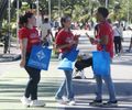 Ação na orla alerta mulheres sobre os cuidados com a saúde do coração