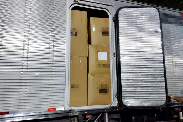 Equipe reteve uma carga contendo kits de material esportivo avaliada em R$ 537.270,00