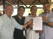 Prefeito Celino Rocha assina convênio com a FUNASA assegurando recursos de R$15mi para abastecimento de água em Anadia