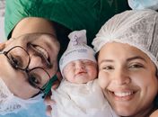 Prefeita de Jacuípe celebra chegada de sua primogênita
