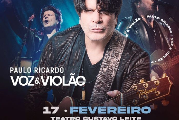 Com espetáculo "Voz e Violão", Paulo Ricardo faz show em Maceió