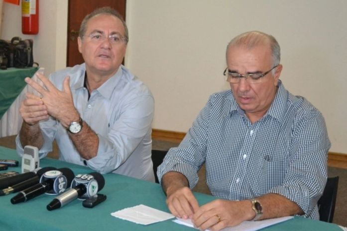 Senador Renan com Fábio Farias