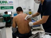 Homem atendido em UPA