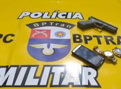 Homem é preso com arma de brinquedo