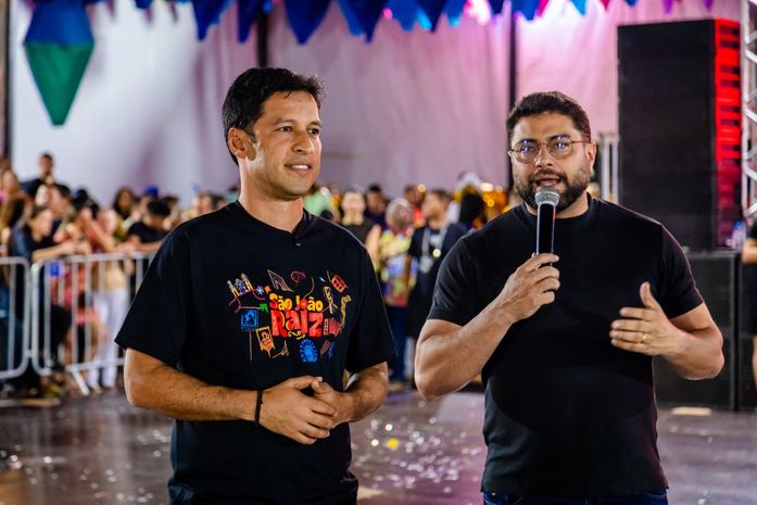 Rodrigo Cunha prestigia abertura do Festival Municipal de Quadrilhas Juninas em Jaraguá