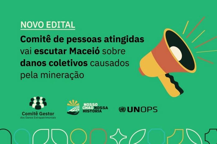 Comitê de pessoas atingidas vai escutar Maceió sobre danos coletivos causados pela mineração