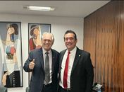 Deputado Severino Pessoa se reúne em Brasília, com presidente do União Brasil