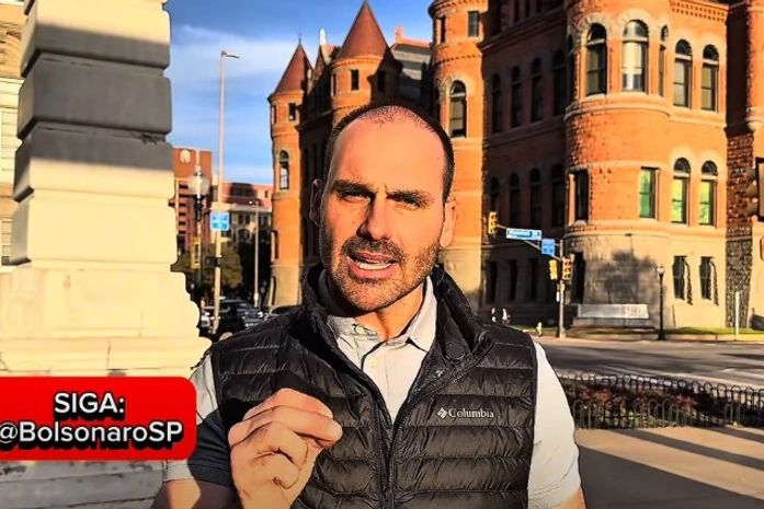 Eduardo Bolsonaro pede licença de cargo e declara: “Alexandre, minha meta de vida será fazer você pagar por toda a sua crueldade"