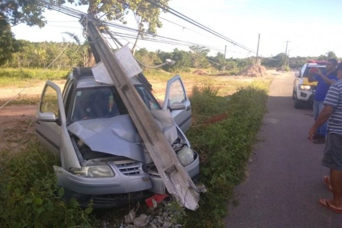 Acidente aconteceu em trecho da AL 101 Norte.
