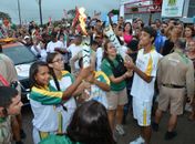 Revezamento da Tocha Olímpica em São Miguel dos Campos