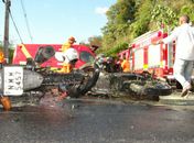 Colisão entre motocicletas deixa duas pessoas feridas