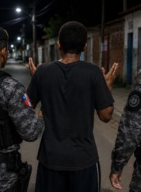 "Eu sou traficante e você tá fu...": suspeito ataca e ameaça PMs após fugir de abordagem