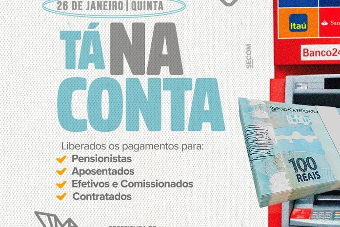 Servidores públicos de São Miguel dos Campos recebem seus pagamentos nesta quinta-feira, 26