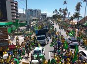 Veja a galeria de fotos dos atos que acontecem em Maceió nesta terça-feira (7)
