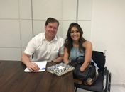 Thaise Guedes se reúne com ministro Marx Beltrão, em Maceió