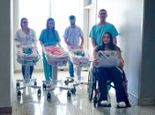 “Chegamos dois e saímos cinco”: primeiros trigêmeos do Hospital da Cidade recebem alta após quase dois meses de cuidado