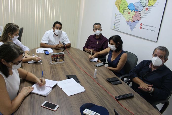 Esse encontro foi na sede do Cosems/AL em Maceió