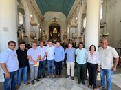 Prefeito, vice-prefeito e vereadores de Branquinha participam de Celebração Eucarística  na Catedral Metropolitana de Maceió