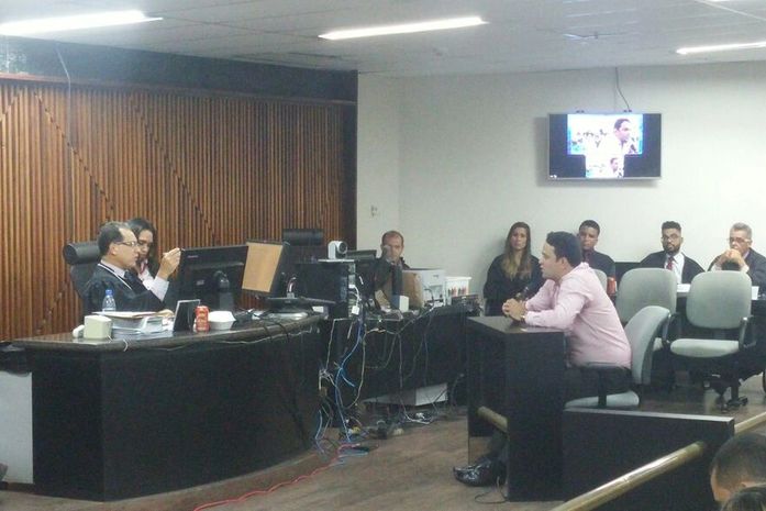 José Carlos Oliveira Rocha Júnior prestando depoimento