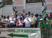 Deputado Inácio Loiola participa de ato contra a pulverização aérea de agrotóxicos em Alagoas

