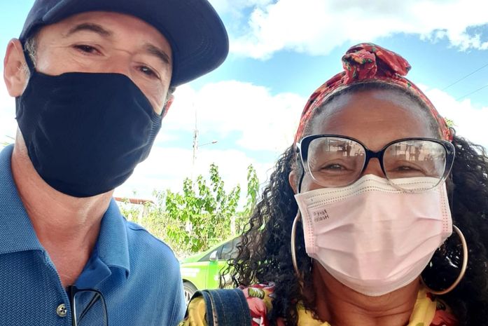 Mesmo antes de conhecê-la, eu já acompanhava seu blog- diz Walmir Melo, secretário de Agricultura do município de Carneiros, Alagoas.