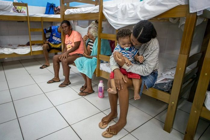 Famílias devem acionar Defesa Civil para serem acolhidas no abrigo