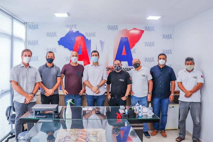 Presidente da AMA mostra avanços do Estado a servidores do Detran Municípios