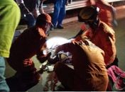 Motociclista fica ferido após queda em ladeira próximo a Serra da Barriga