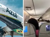 Passageira é presa após cuspir e chutar comissária dentro de avião